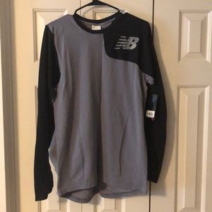 New Balance black and gray long sleeve shirt